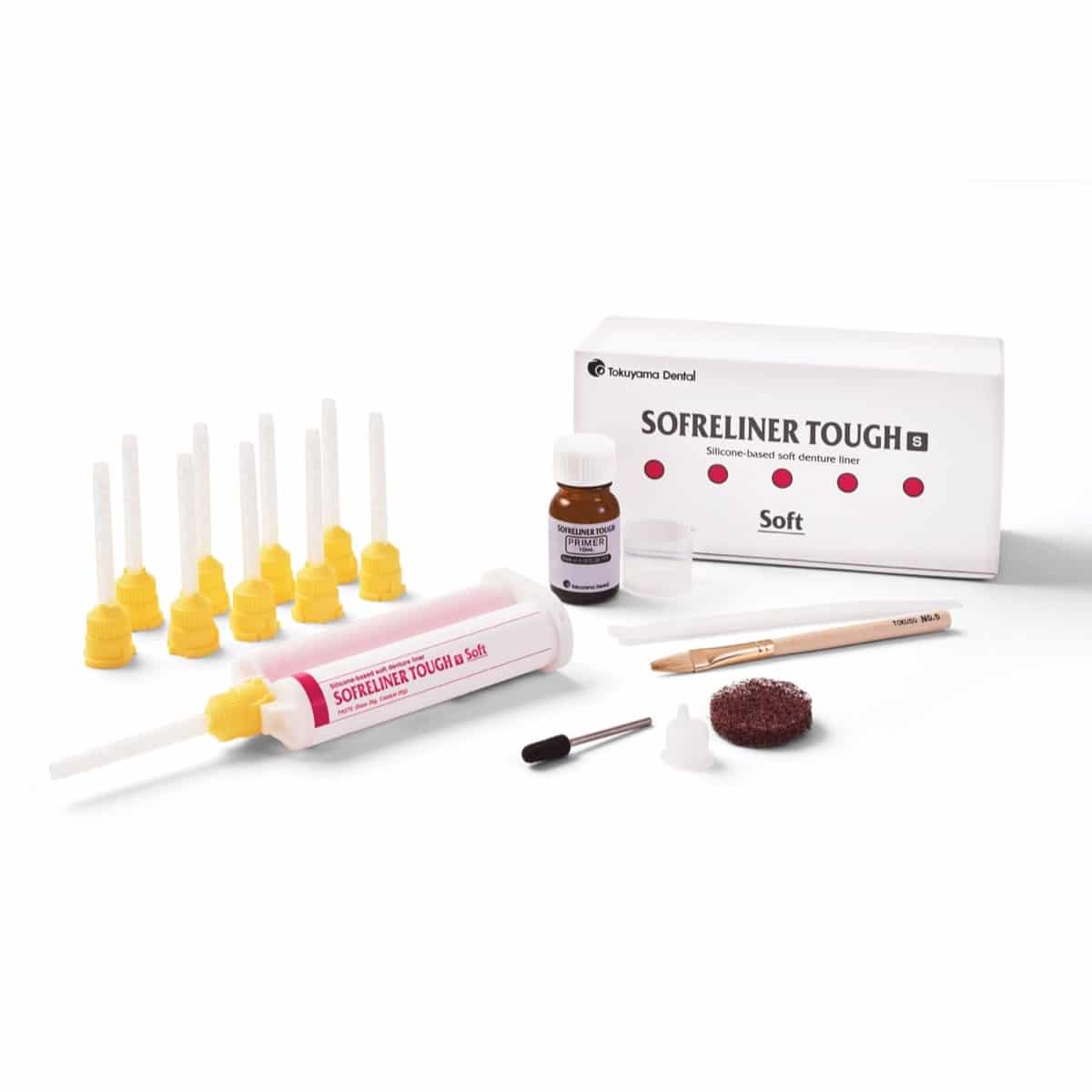 SOFRELINER TOUGH® Chairside Soft Denture Reline Material