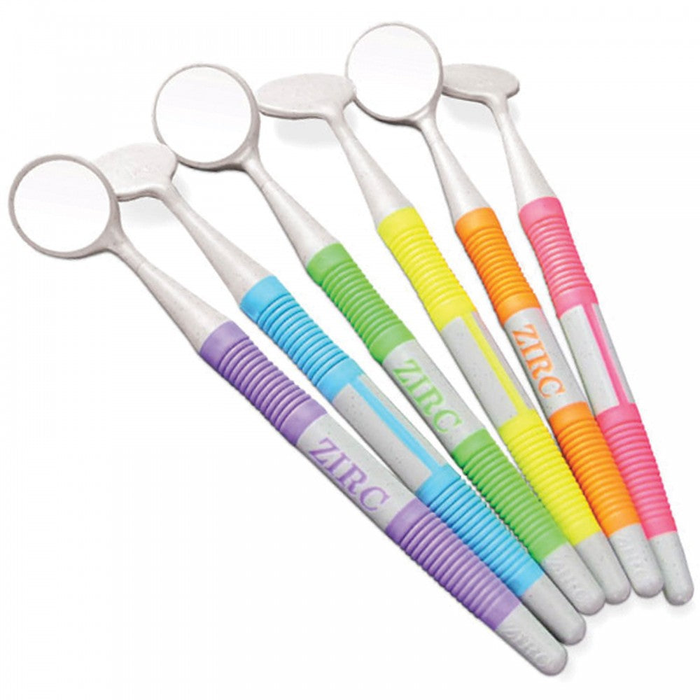 Crystal HD #5 Soft Grip Mouth Mirror Vibrant Assorted 12 pk