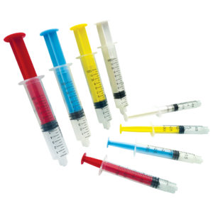 Colored Luer-Lock Syringes